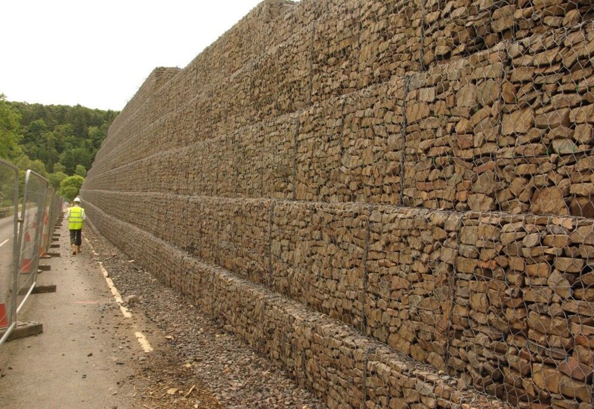 A93 Craighall Gorge Road Improvement Reinforced Earth Retaining Wall