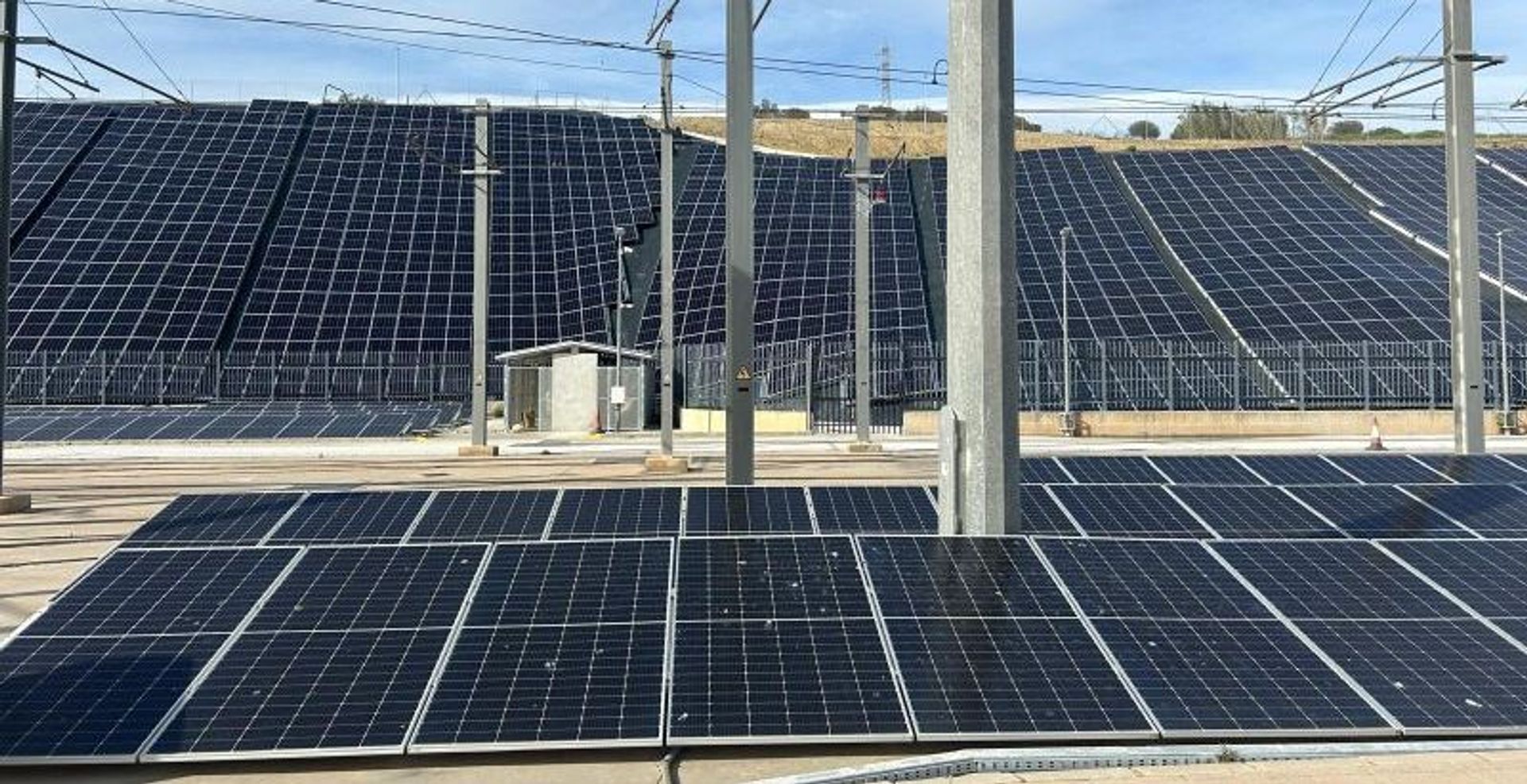VEGETATION CONTROL ON SLOPES AT A PHOTOVOLTAIC SOLAR PLANT