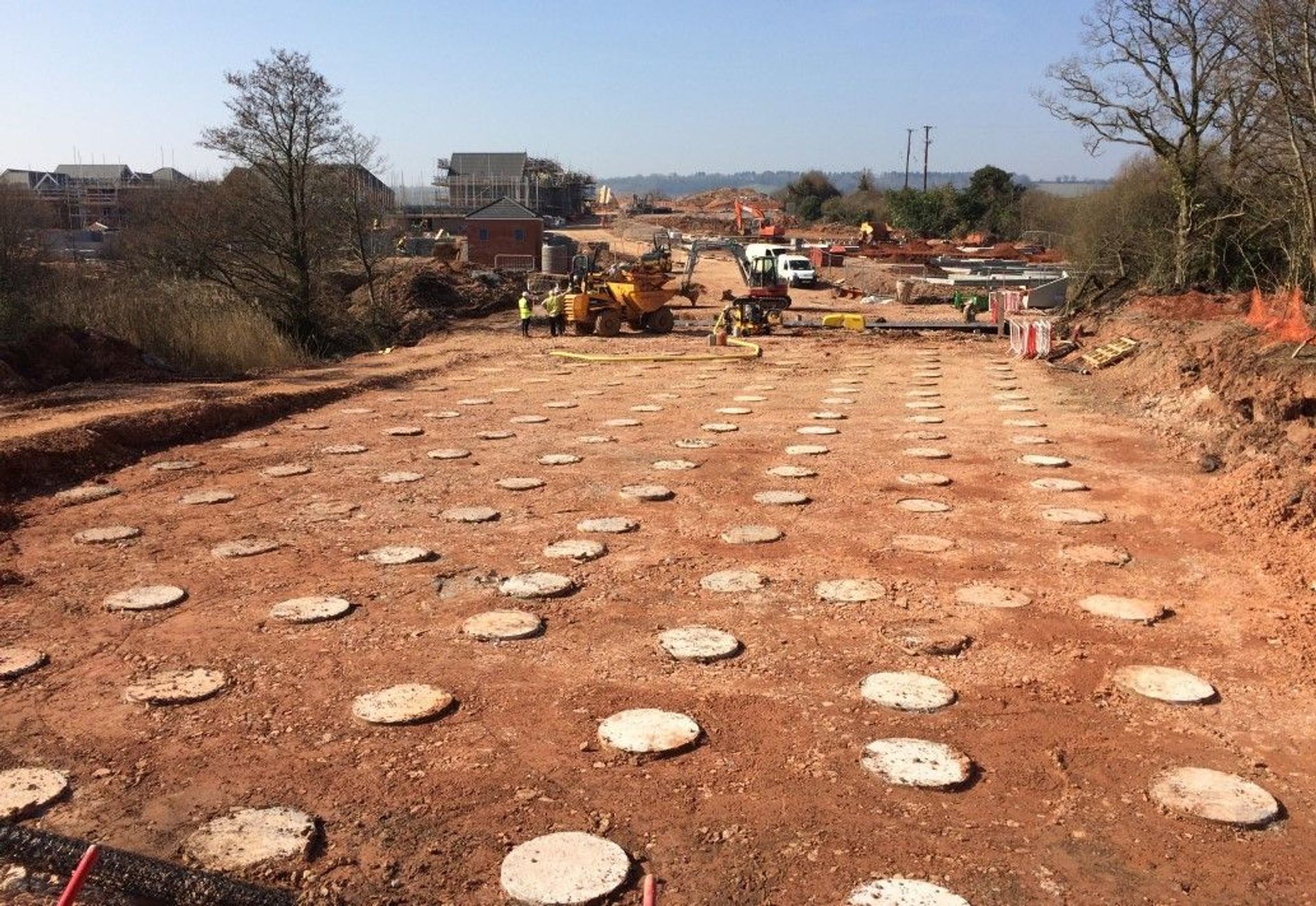 Reinforced Piled Embankment Solution for Soft Ground Road Crossing in Dawlish, Devon