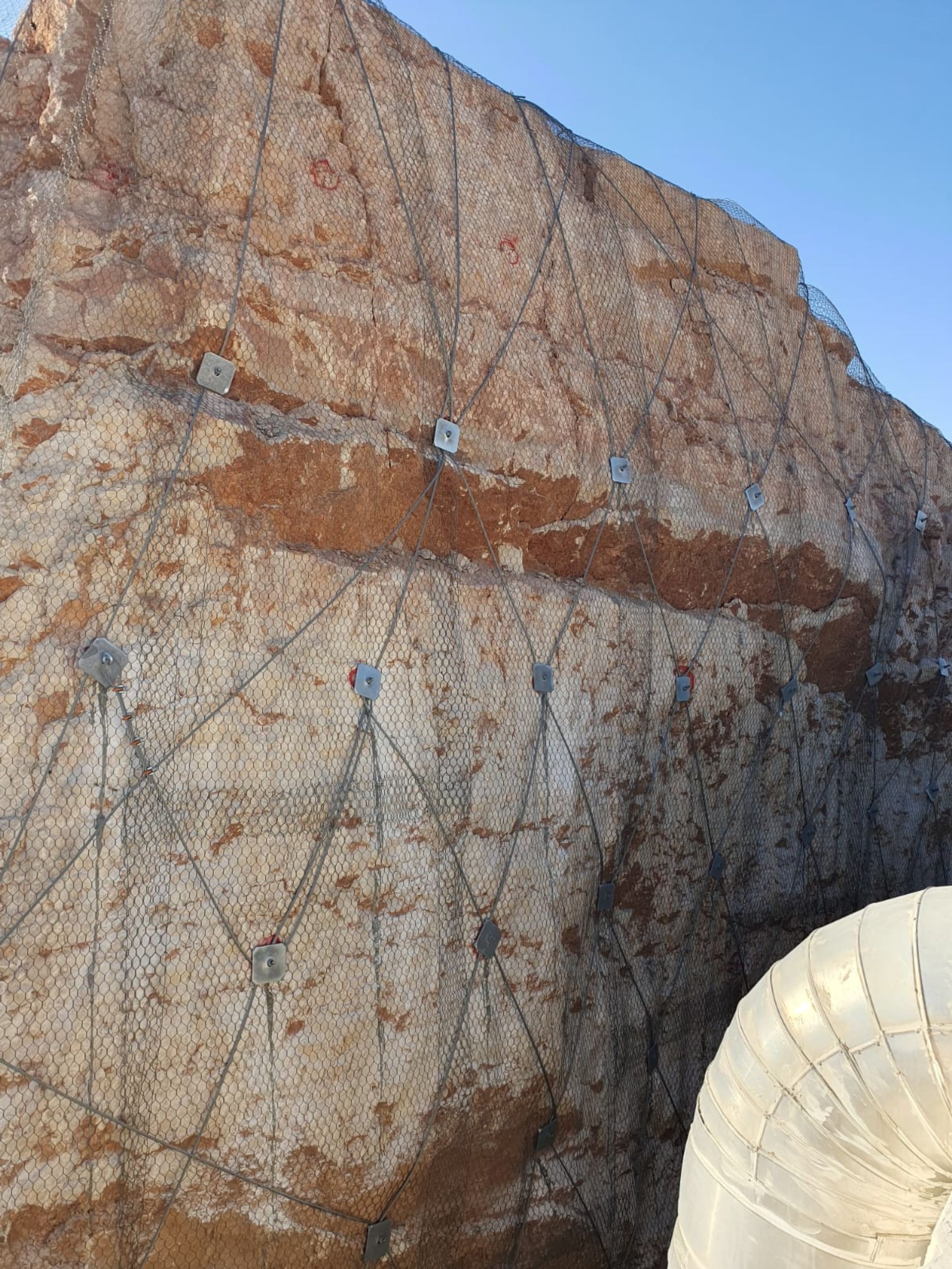 ROCKFALL PROTECTION WORK AT JABEL HAFEET