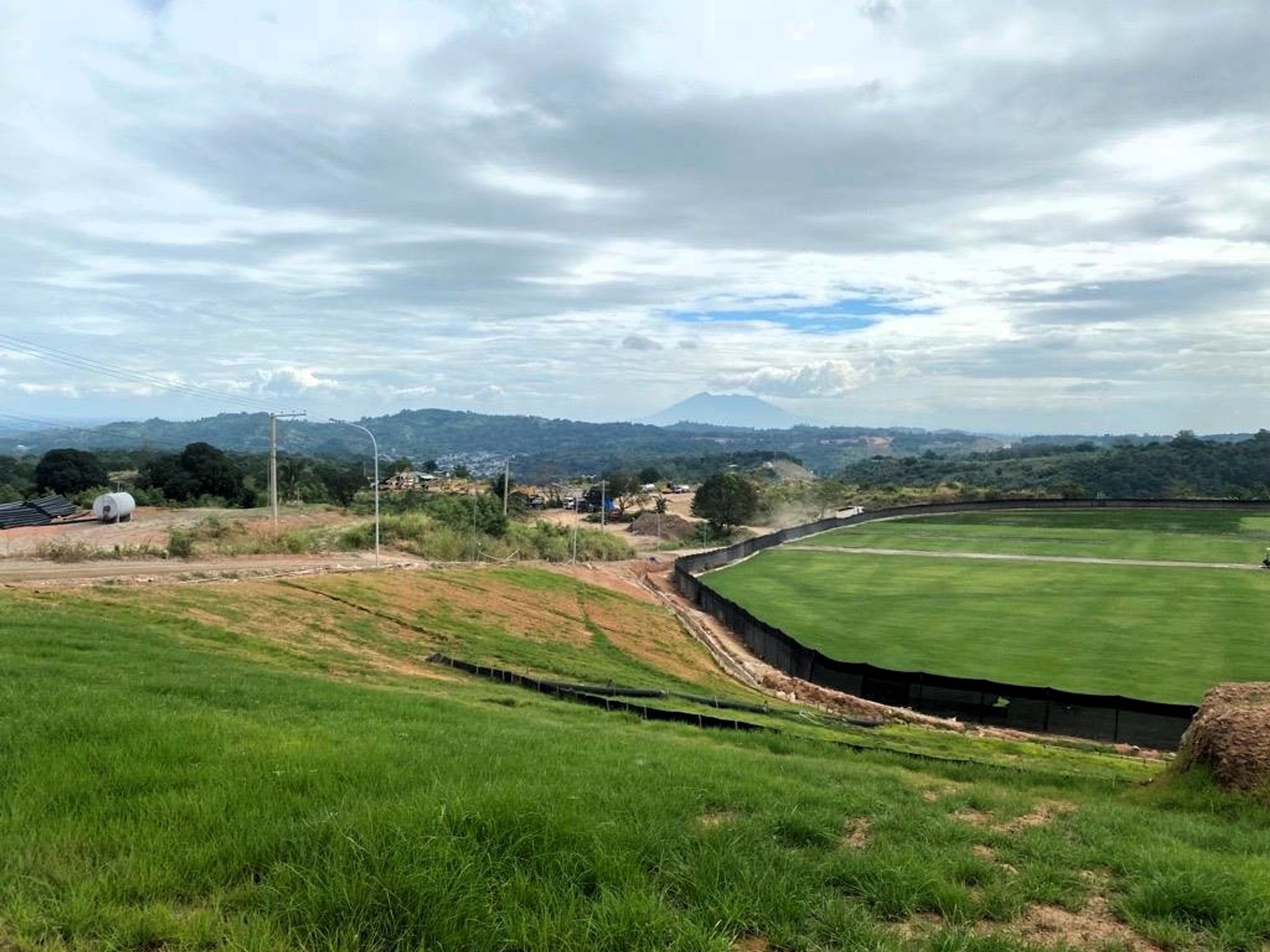 Hydroseeding in The Jack Nicklaus Course