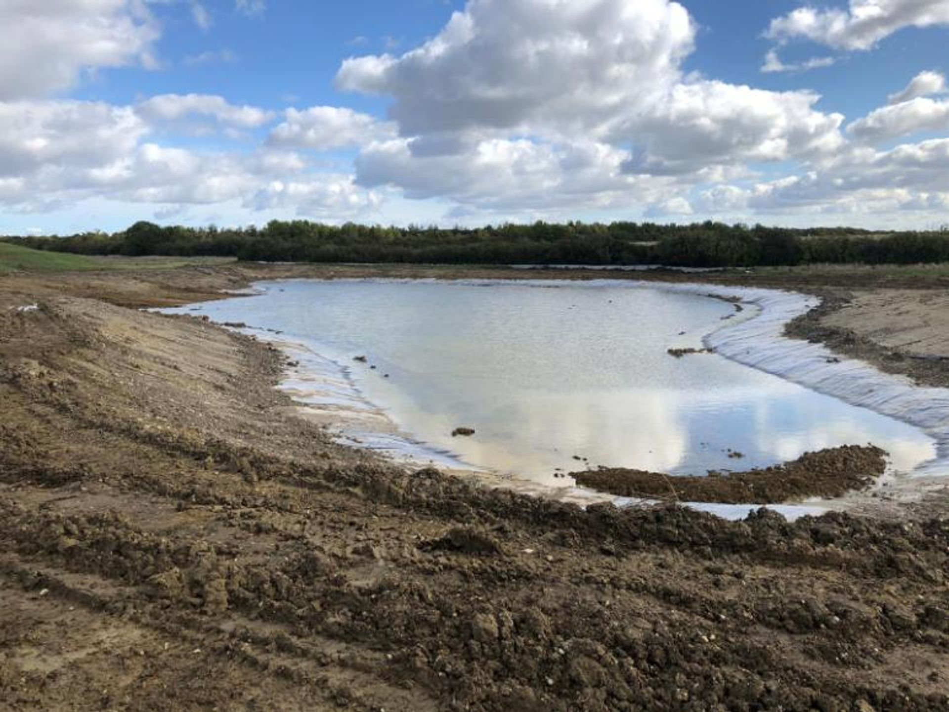 Burghley Green Sustainable Drainage Geosynthetic Clay Liners (GCL) Solution