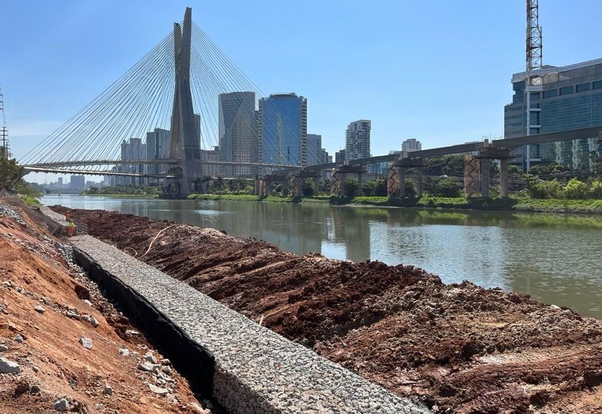 PROTEÇÃO DE MARGEM RIO PINHEIROS
