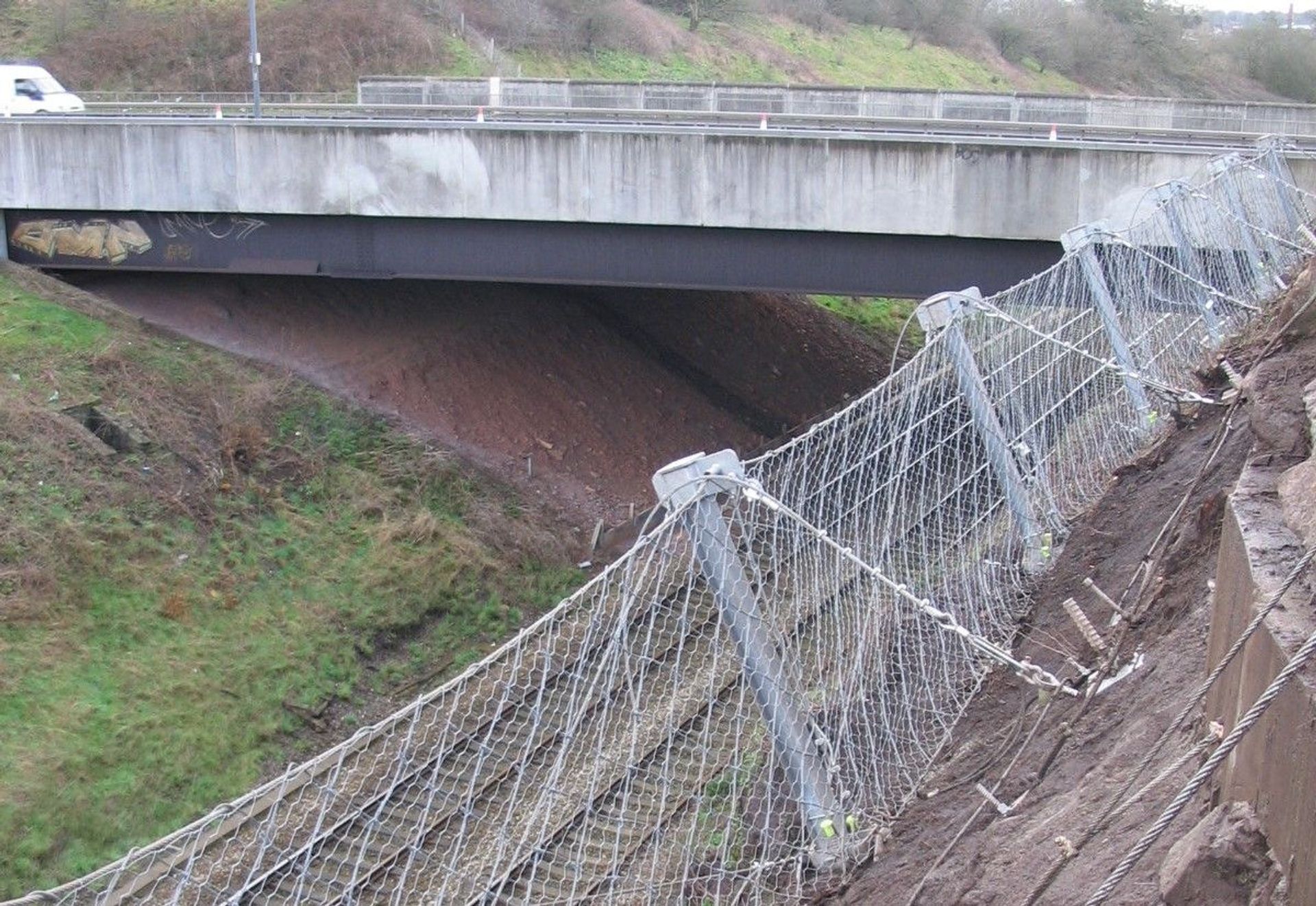 Rockfall Protection and Slope Stabilisation for Live Railway