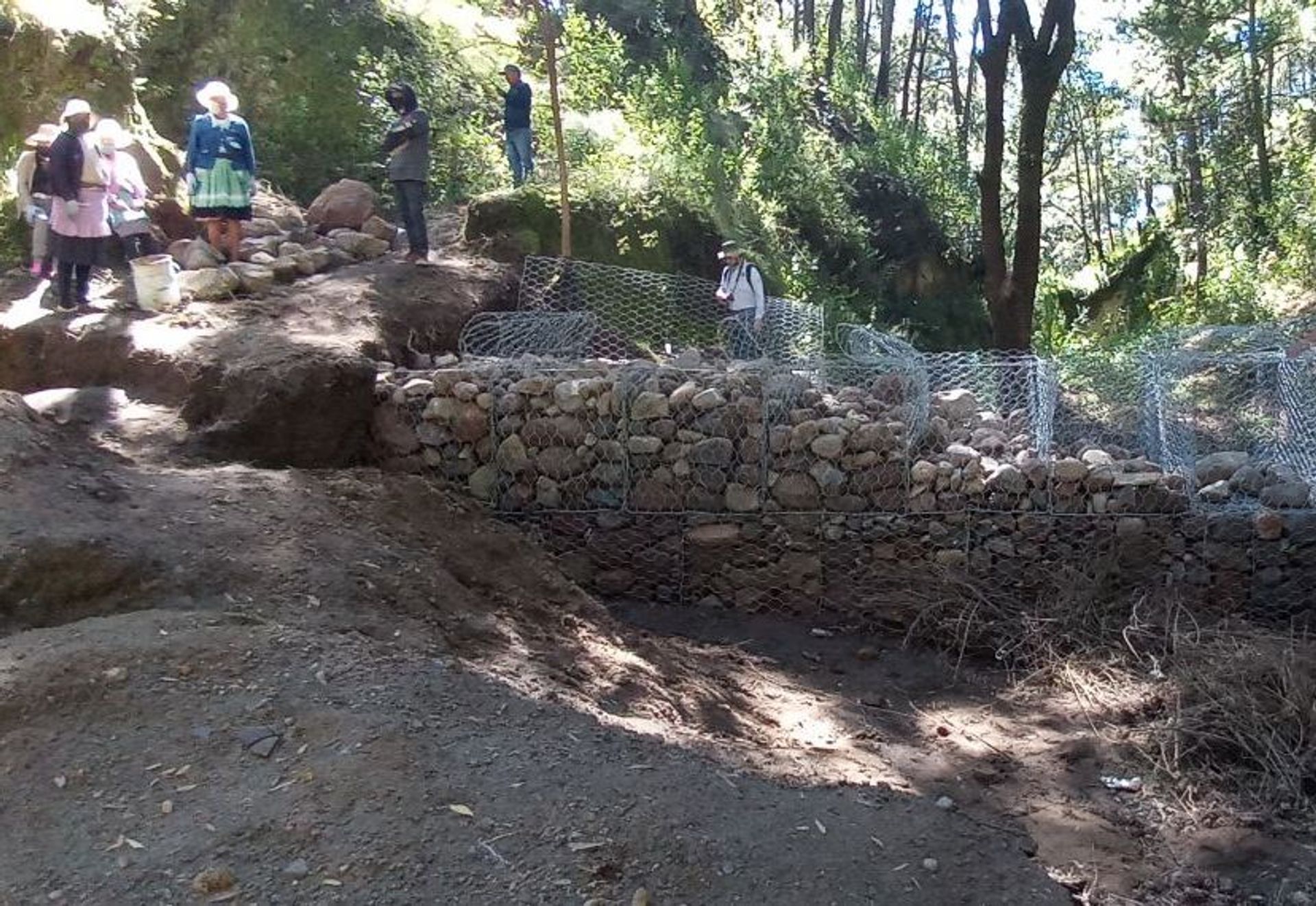 PRESA DE GAVIÓN PARA COLMATACIÓN DE SUELO