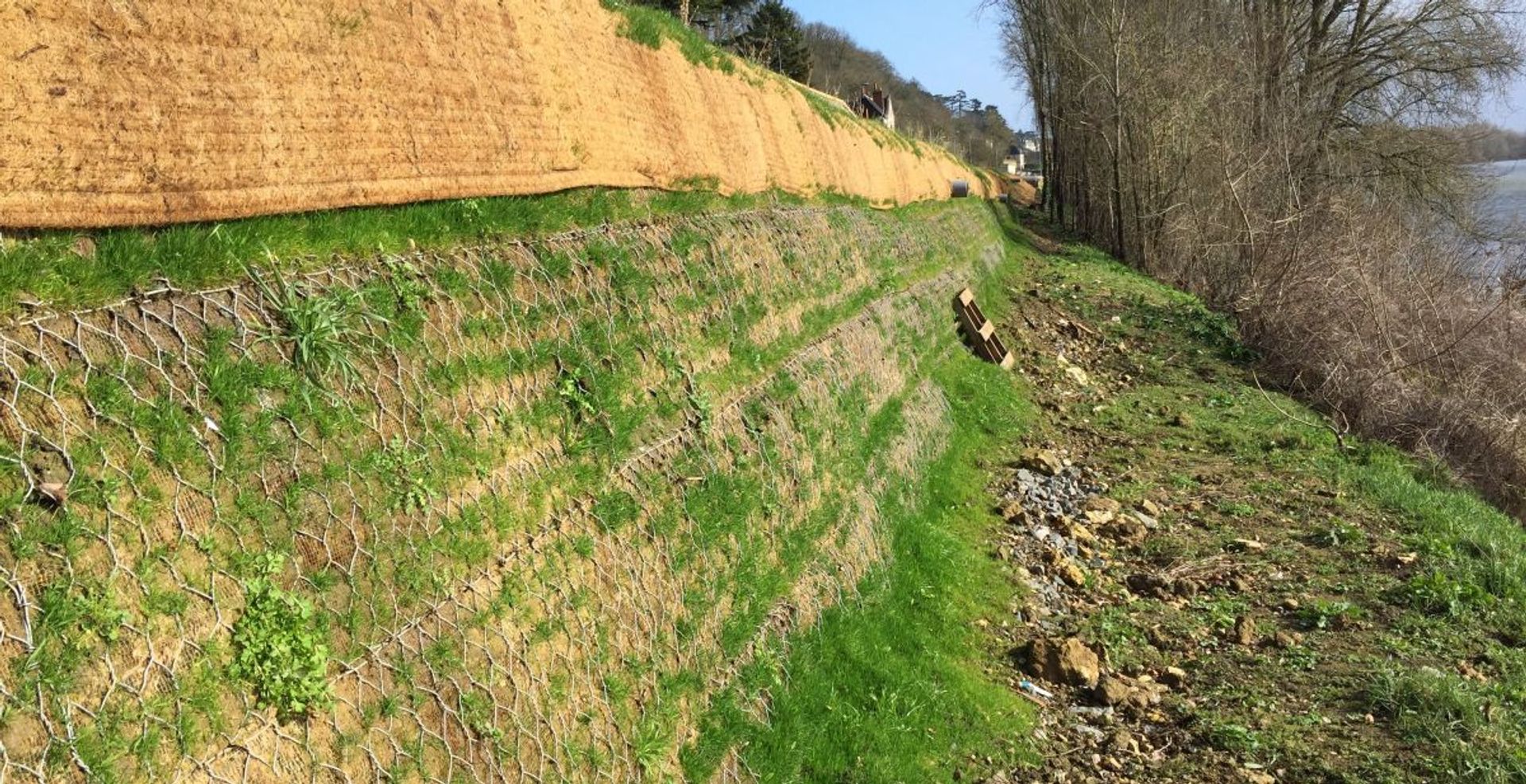 Création d'une voie verte - itinéraire cyclable - Rochecorbon, 37