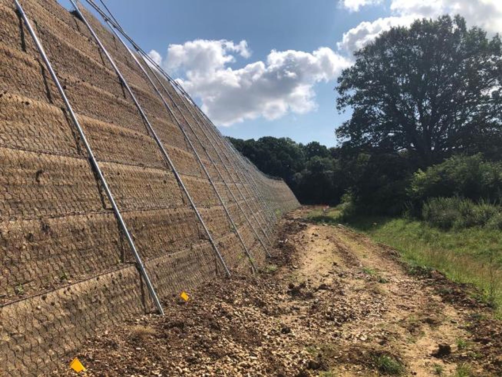 Slope Stabilisation for Residential Development in Colchester Using Green Terramesh