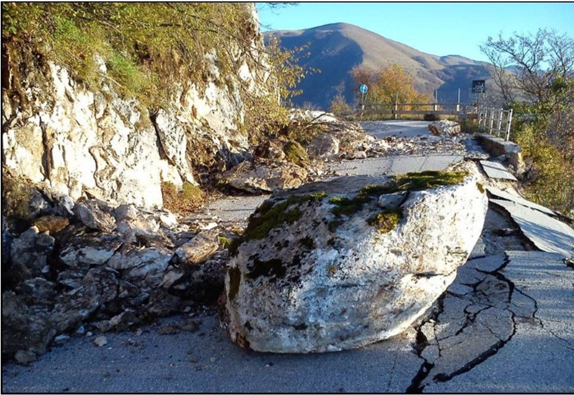 PROTEZIONE CADUTA MASSI - S.P. 477 DI CASTELLUCCIO DI NORCIA (PG)