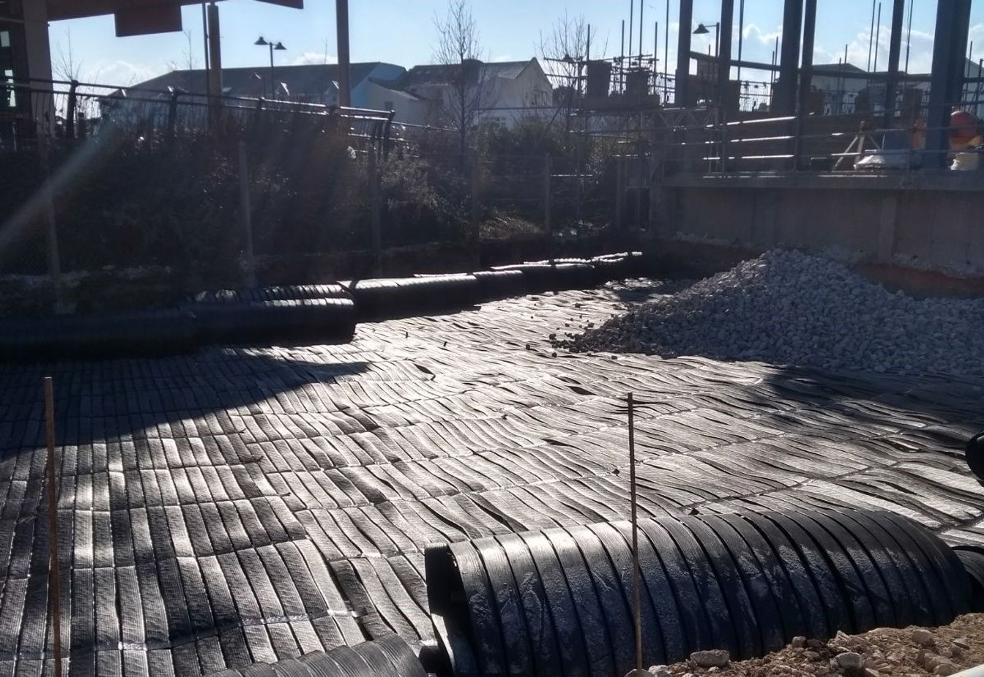 Seaton Tramway Station Embankment Stabilisation