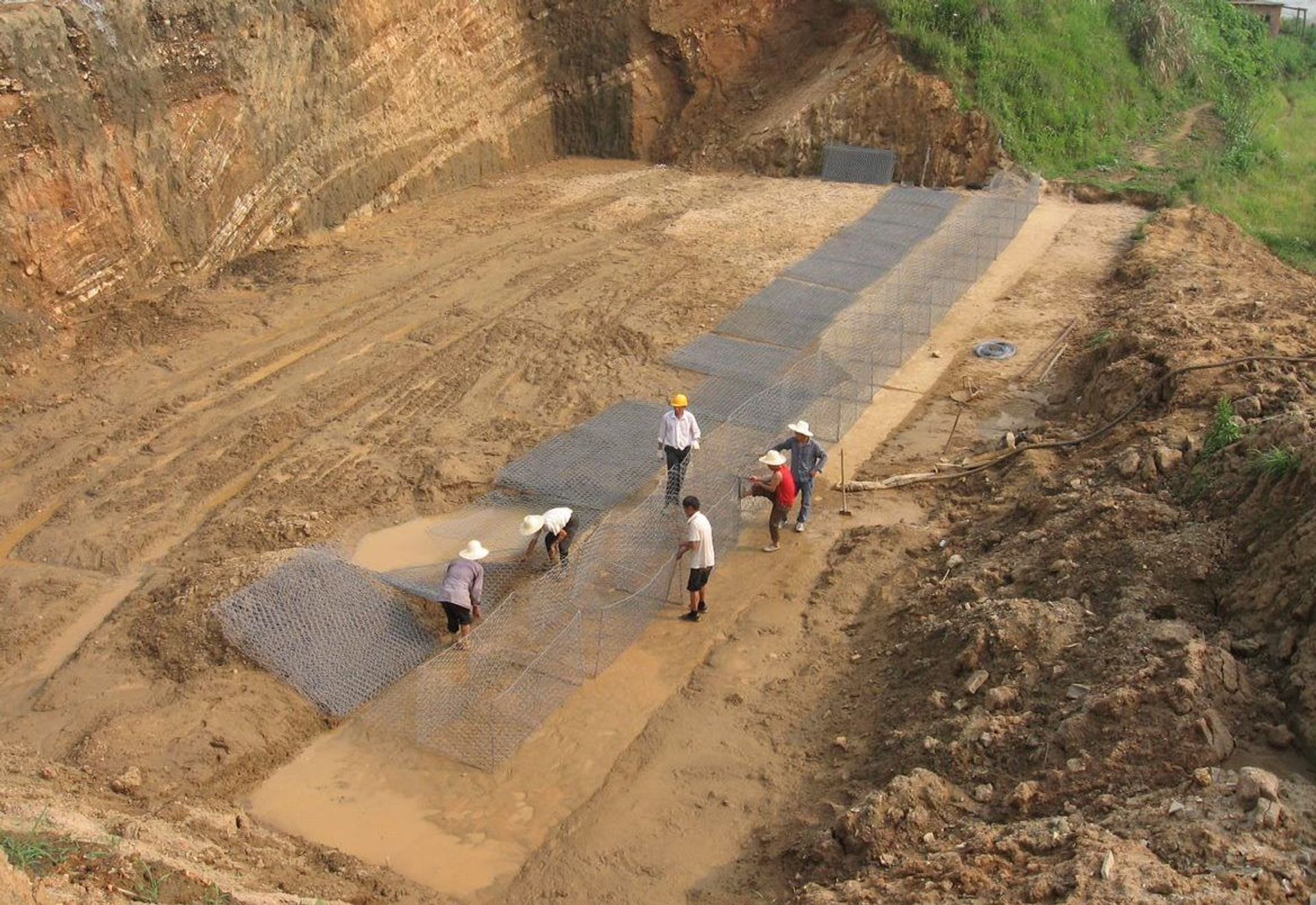 湖北大广北高速兰溪互通加筋土路基支挡工程