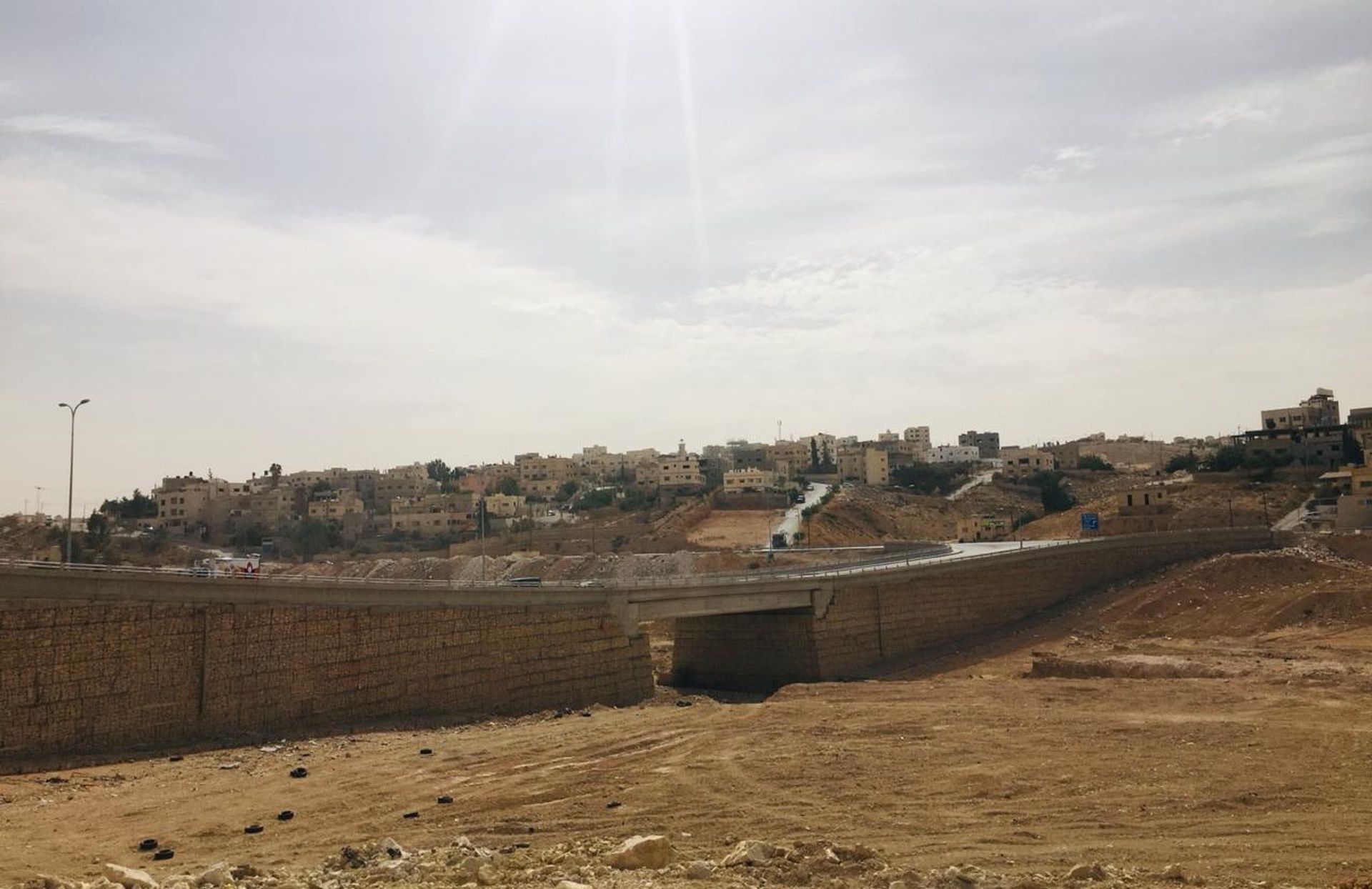 TERAMESH WALL FOR WADI SHOMER BRIDGE