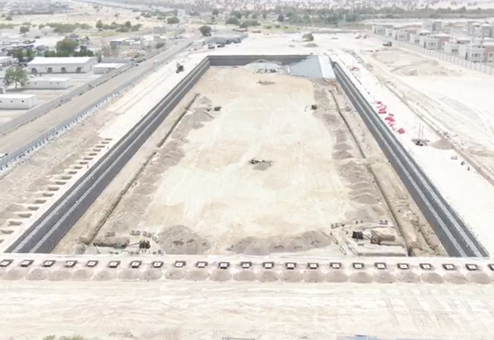 JABEL HAFEET POND FOR STORM WATER NETWORK PROJECT IN AL AIN