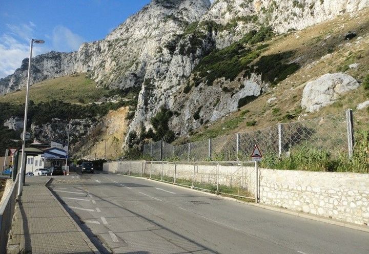 View of road junction