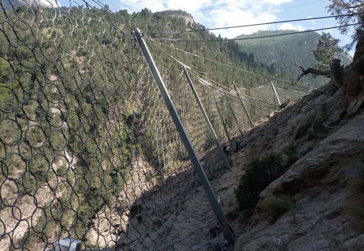 MITIGATION MEAURES NEAR PANGI BRIGDE APPROACH, HIMACHAL PRADESH