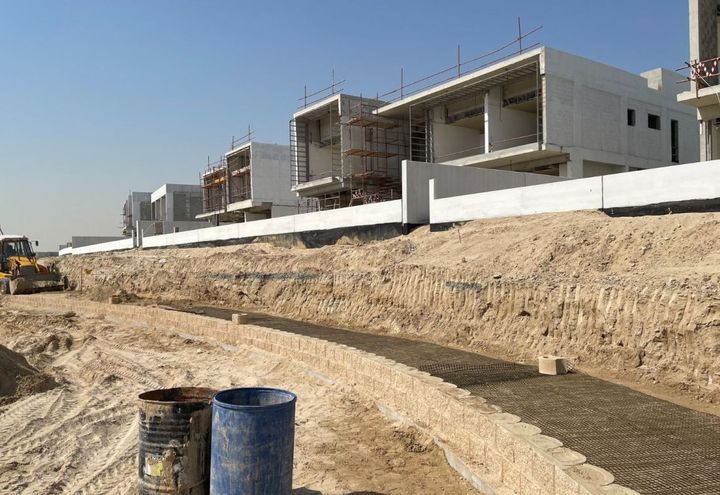 Initial layers during construction
