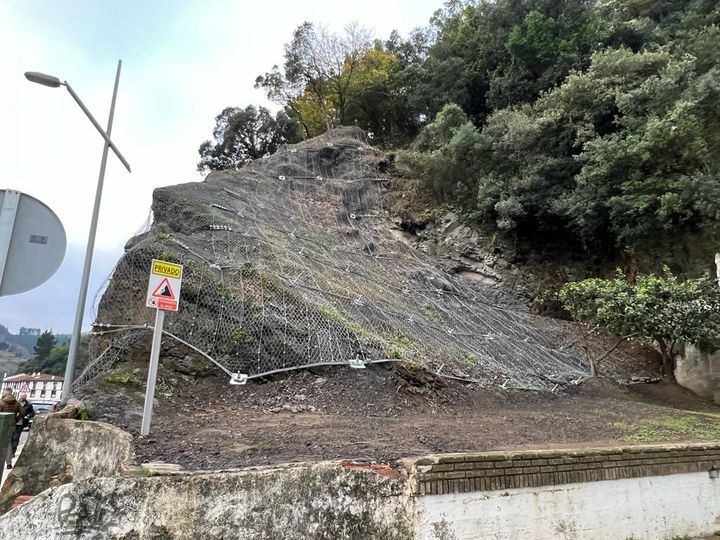Vista talud lateral