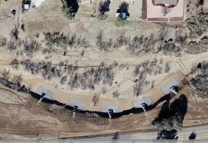 Groyne Structure Finished - Aerial View