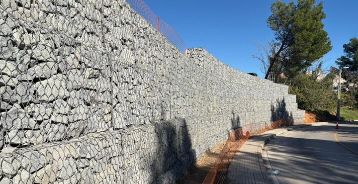 Muro de terreno reforzado – Sistema Terramesh