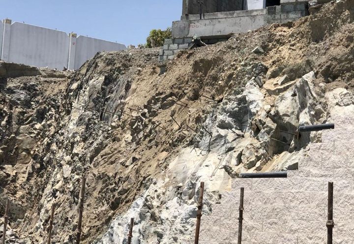 MacWall with rock anchors