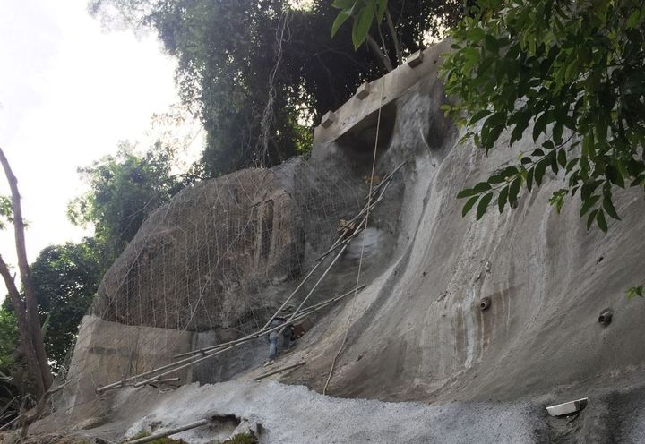 ROCKFALL MITIGATION AT TANJUNG BUNGAH , PULAU PINANG, MALAYSIA_0