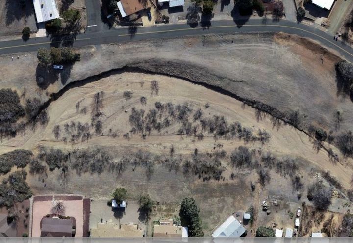 Eroded Bank Before Aerial View 2