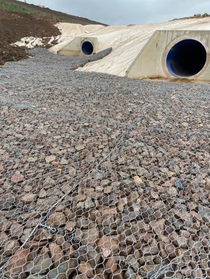 Erosion Protection for SUDS Drainage at SEGRO Gateway South, Coventry