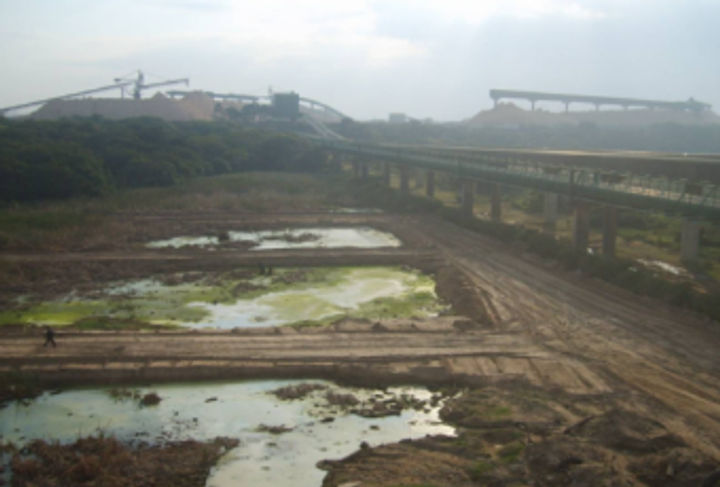 The ground was too wet and too soft even for pedestrian access