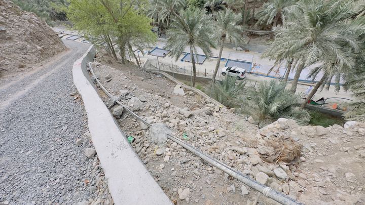 Eroded Slope Before the Construction
