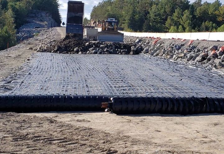 Backfill  Operation using Large Angular Rocks