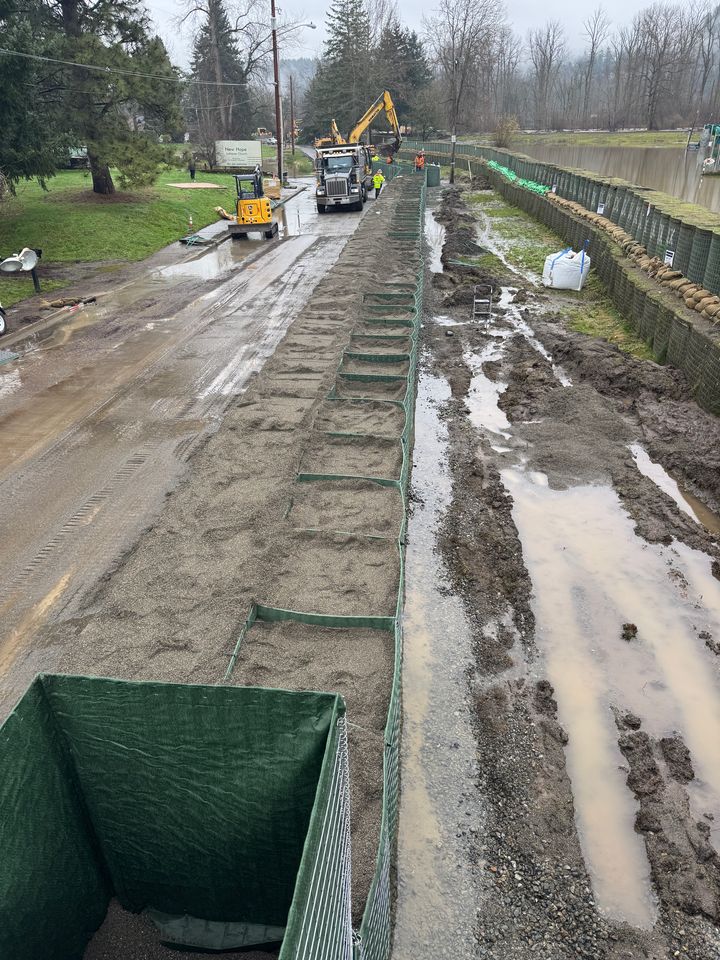 During: Emergency Breach Repair Protecting Pacific Park