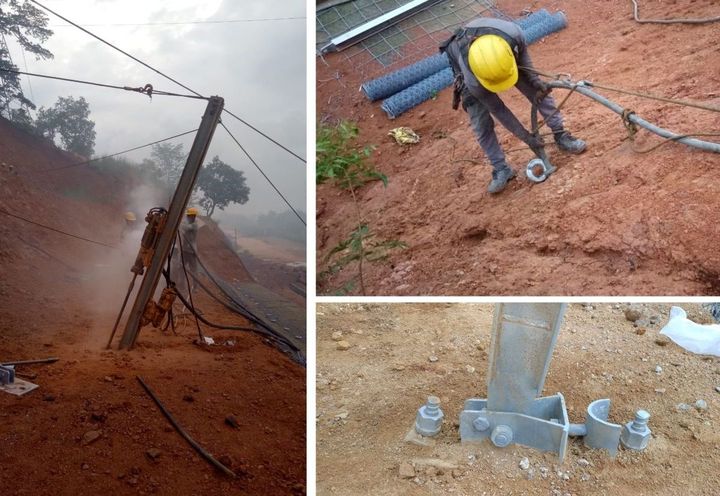 Figure-2 Activities related to installation of barrier posts