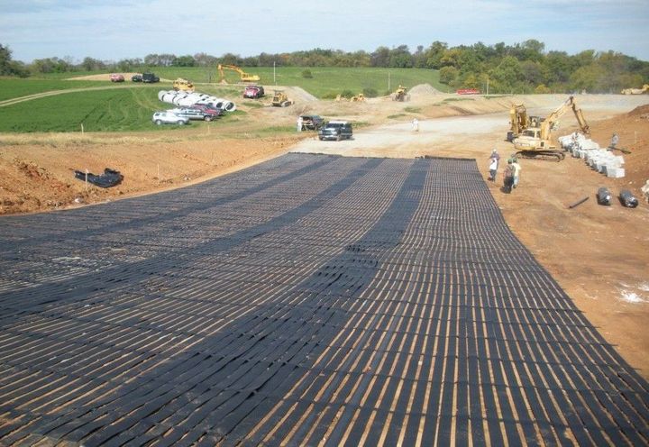   During construction - First layer installation