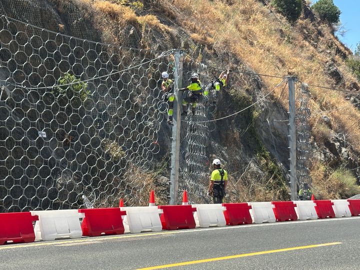 Operaciones de instalación de la barrera