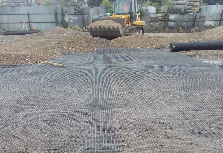 Geogrid Reinforced Pavement Design for Weak Subgrade | Barnet Vehicle Depot