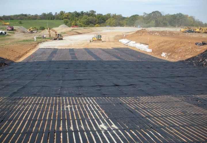   During construction - Second layer installation