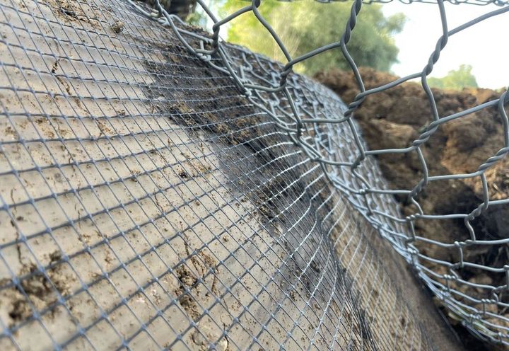 Detail of DT-Netting + Tertiär-Gitter