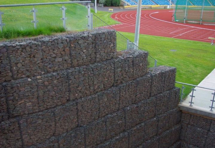 Completed Gabion Terramesh® wall