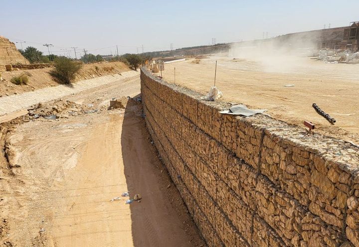 Ongoing Terramesh MSE wall