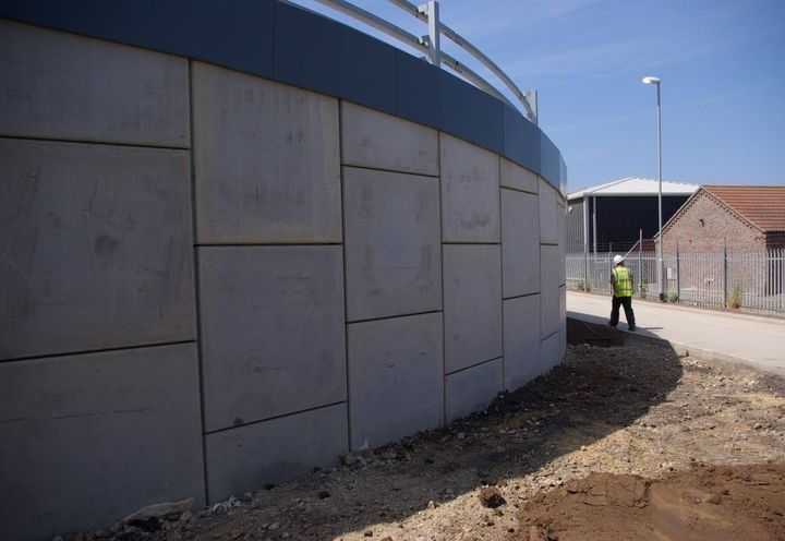 The completed structure at EfW North Hykeham