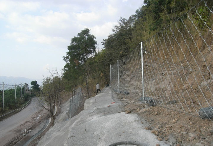 Debris Flow Barrier Construction Completed
