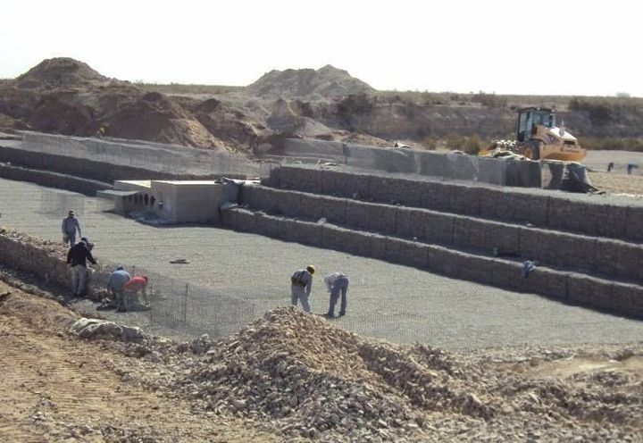 During the construction