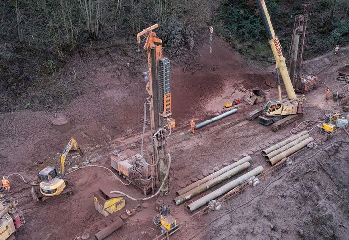 During construction in 2016