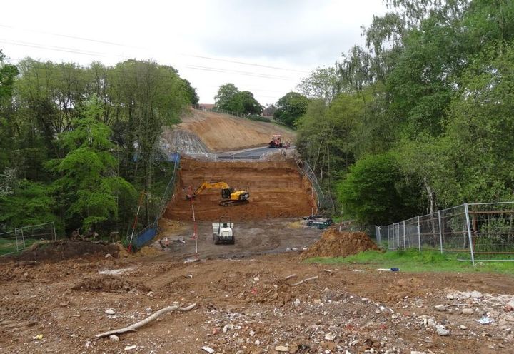 Initial earthworks towards the end of 2017
