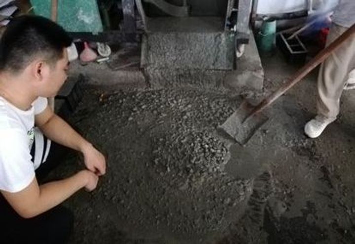 图3 钢纤维混凝土配合比室内调配
