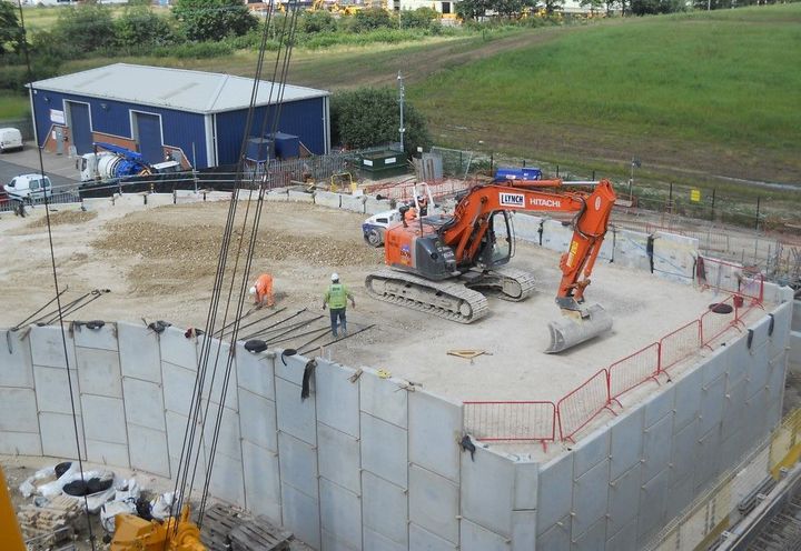 Construction taking place at EfW in North Hykeham