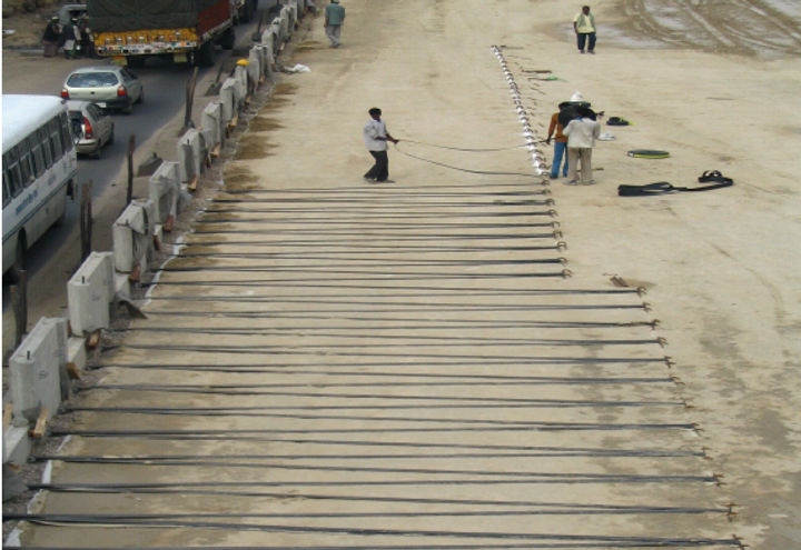 Photo 4 :Laying of ParaWeb®