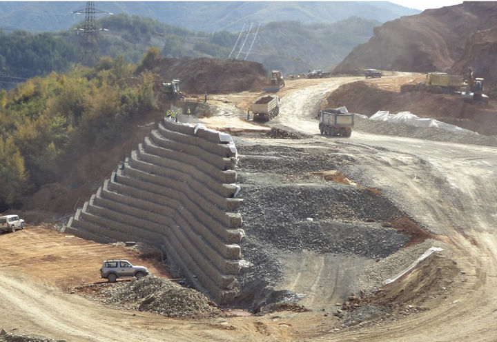 During construction