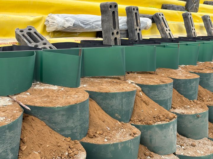 Lightweight Reinforced Soil Embankment Protects Critical Gas Main at Coton Park