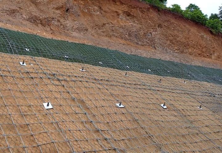 Figure-6 Overall site after the installation of slope protection system