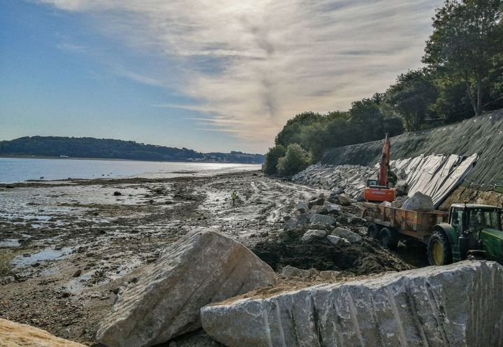 CONFORTEMENT DU TALUS DE LA RD73 À BEG AR FROUT